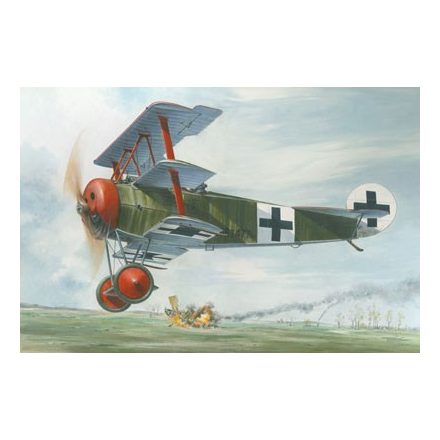 Roden Fokker Dr.I makett
