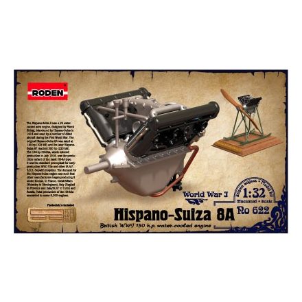 Roden Hispano Suiza 8A 150 h.p makett