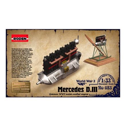 Roden Mercedes D.III 160 h.p. 1/32 scale makett