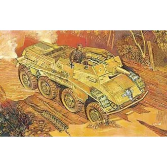 Roden Sd.Kfz.234/3 Schw.Pz.kanonenwg. katonai jármű makett
