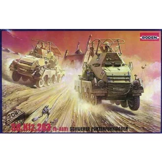  Roden Sd.Kfz. 263 (8-Rad) Schwerer Panzerfunkwagen katonai jármű makett