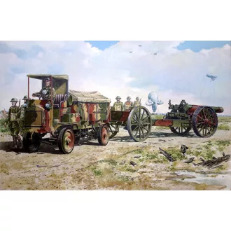   Roden FWD Model B 3 ton&BL 8-inch howitzerMKVI katonai jármű makett