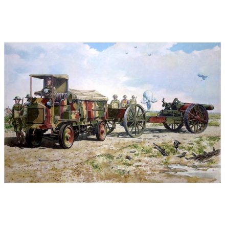 Roden FWD Model B 3 ton & BL 8-inch howitzer MKVI makett