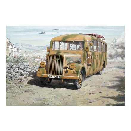Roden Opel Blitz Omnibus W39 (Late WWII serv.) makett