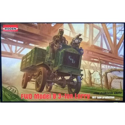 Roden FWD Model B 3 ton Lorry makett