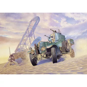   Roden British Armoured Car Pattern 1920 Mk.II (modified with sand tyres) harcjármű makett