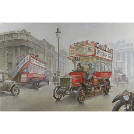 Roden Type B Bus, LGOC, London, Early 1914 makett