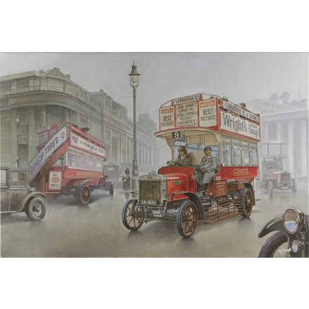 Roden Type B Bus, LGOC, London, Early 1914 makett