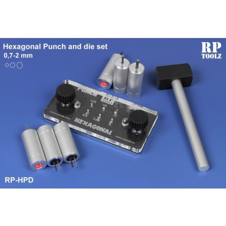 RP Toolz hatlapfejű lyukasztó és kiütő szerszám