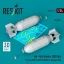 ResKit AN-M64 bombs (500 lbs) for all USAF & RAF of WW2 & Korean War (2 pcs) (3D Printed)