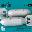 ResKit AN-M58 bombs (500 lbs) for all USAF & RAF of WW2 & Korean War (2 pcs) (3D Printed)