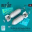 ResKit AN-M65 (AN-M59) bombs (1000 lbs) for all USAF & RAF of WW2 & Korean War (2 pcs) (3D Printed)
