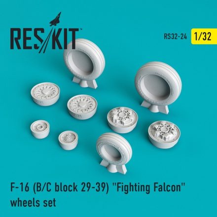 Reskit F-16B/C block 29-39 "Fighting Falcon" wheels set