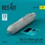 ResKit GPU-5/A 30mm gun pod (1 pcs) (A-4, A-7, AV-8B, F-4, F-5A, F-16, F/A-18) (3D Printed)
