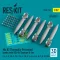 ResKit Mk.82 thermally protected bombs with BSU-86 Snakeye II fins (6 pcs) (F-4, F-5, F-8, F-15, F-16, F-18, A-1, A-4, A-6, A-7, A-10, Kfir) (3D Printed)