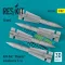 ResKit AIM-54C Phoenix missiles for F-14 (4pcs) (3D Printed)