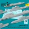 ResKit Pylons for MiG-29 (APU-470 2 pcs for R-27 & APU-60 4 pcs for R-60) (3D Printed)