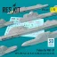 ResKit Pylons for MiG-29 (APU-470 2 pcs for R-27 & APU-60 4 pcs for R-60) (3D Printed)