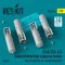 ResKit OFAB-250-270 fragmentation/high explosive bombs (4 pcs) (MiG-21/23/27/29, Su-7/17/20/22/24/25/27) (3D Printed)