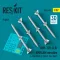 ResKit AIM-120 (A,B) AMRAAM missiles (4 pcs) (F-15A/C/D/E, F-16A/C, F/A-18A/C) (3D Printed)