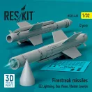 ResKit Firestreak missiles (2 pcs) (EE Lightning, Sea Vixen, Gloster Javelin) (3D Printed)