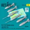 ResKit M-117 GP bombs (early) with M131 fin (6 pcs) (F-105, F-111, A-4 ,F-4, F-5, F-104, F-100, A-1 Skyraider, B-52, Canberra) (3D Printed)