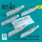 ResKit Pylons for USAF A-7 Corsair II with MAU-12 Bomb Racks (3D Printed)