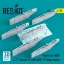 ResKit Pylons for USAF A-7 Corsair II with MAU-12 Bomb Racks (3D Printed)