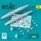 ResKit AN / ALQ-87 ECM pods early type (2 pcs) (F-100, F-101, F-105, F-111, F-4) (3D Printed)