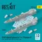 ResKit USAF Inboard pylons for F-4 Phantom II (2 pcs) (F-4?, RF-4?, F-4D, F-4?, F-4G, F-4F, F-4EJ) (3D Printed)