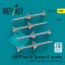 ResKit AIM-7F Low Vis Sparrow III missiles (4 pcs) (F-4, F-5, F-15, F-16, F-14, F/A-18) (3D Printed)