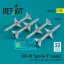 ResKit AIM-7M Sparrow III missiles (4 pcs ) (F-4, F-5, F-15, F-16, F-14, F/A-18) (3D Printed)