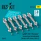 ResKit AASM-250 Hammer thermally protected bombs (6 pcs) (Mirage 2000, Rafale, MiG-29) (3D Printed)