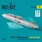 ResKit SUU-16A 20mm gun pod (close gun bay) with centerline pylon for F-4 Phantom II (C,D) (1 pcs) (3D Printed)