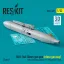 ResKit SUU-16A 20mm gun pod (close gun bay) with centerline pylon for F-4 Phantom II (C,D) (1 pcs) (3D Printed)