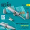 ResKit SUU-16A 20mm gun pod (open gun bay) with centerline pylon for F-4 Phantom II (C,D) (1 pcs) (3D Printed)