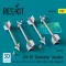 ResKit AIM-9D Sidewinder missiles (4 pcs) (A-4, A-6, A-7, F-4, F-8, F-100, F-104, F-105, Mirage III) (3D Printed)
