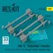 ResKit AIM-9J Sidewinder missiles (4 pcs) (F-4, F-5, F-16, F-15, F-14, Mirage F.1, Harrier, Mirage III, Hawk) (3D Printed)