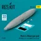 ResKit Mark 4 20mm gun pod (1 pcs) (OV-10A, F-8 , F-4 (USN), A-4, A-6A) (3D Printed)