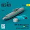 ResKit SUU-23 20mm gun pod (close gun bay) for British Phantom (RAF & RN) (1 pcs) (3D Printed)