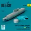ResKit SUU-23 20mm gun pod (close gun bay) for British Phantom (RAF & RN) (1 pcs) (3D Printed)