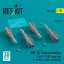 ResKit AIM-4C Falcon missiles (4 pcs) (F-89J, F-101B/F (early, late), CF-101B/F, F-102A, F-4C/D/E/EJ) (3D Printed)