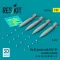 ResKit Mk.83 bombs with BSU-85 thermally protected (4 pcs) (F-14, F/A-18, AV-8B, S-3) (3D printed)