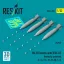 ResKit Mk.83 bombs with BSU-85 thermally protected (4 pcs) (F-14, F/A-18, AV-8B, S-3) (3D printed)