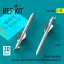 ResKit Exocet missiles (2 pcs) (Sea King, Super Etendard, Mirage 2000, Rafale, Mirage F.1) (3D Printed)