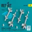 ResKit Python 3 missiles (4 pcs) (Kfir, F-15, F-16, MiG-21, Mirage F.1, JF-17, FC-1) (3D Printed)