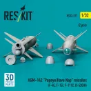 ResKit AGM-142 Popeye/Have Nap missiles (2 pcs) (F-4E, F-15I, F-111C, B-52G/H) (3D Printed)