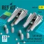 ResKit LAU-88 with (2 pcs) AGM-65 Maverick missiles (6 pcs) (A-7D, F-4, A-10, F-16) (3D Printed)