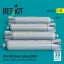 ResKit CBU-89B cluster bombs GATOR (4 pcs) (A-10, F-15E, F-16, B-52, B-1B, B-2) (3D Printed)