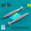 ResKit Mk.84 thermally protected/BLU-117 with BSU-36/B bombs (2 pcs) (AV-8B, F-14, F/A-18) (3D Printed)